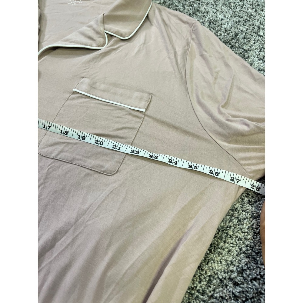 Cozy Earth Women Bamboo Pajama Short Set Blush Pink XXXL 3XL New - Picture 8 of 16